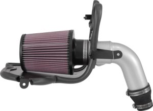 Chevrolet Cruze Performance Air Intake - K&N Engineering - Typhoon Short Ram - Silver - `17-`19